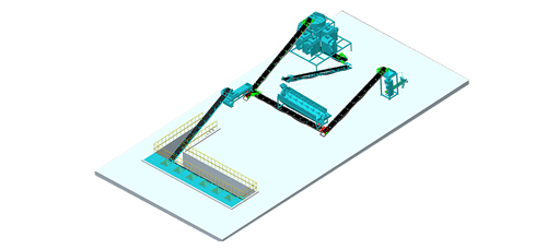 擠壓造粒生產復混肥工藝